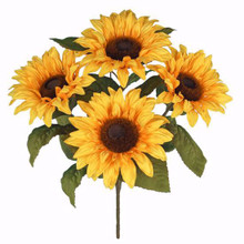 Case of 6 - 19" Sunflower Bush x 5