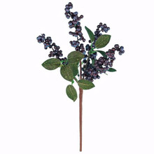 Case of 12 - 16" Blue Berry Cluster Spray
