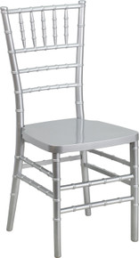 Silver Resin Stacking Chiavari Chair