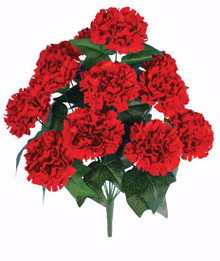 Case of 6 - 20" Red Carnation Bush x 12