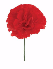 Case of 120 - 7" Red Carnation Pick