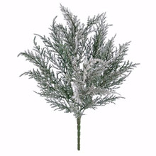 Case of 24 - 18" Plastic Flocked Cedar Bush x 6