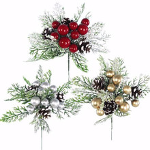 Case of 36 - 3 Asst 7" Berry Plastic Cone Sprig Pick