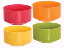 Case of 36  - 6" Mod Designer Dish - Color Pop Plastic