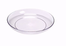 Case of 24 - 6" Design Dish - Clear Plastic