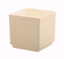 Case of 16 - 5" Plastic Cube - White