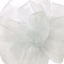 #3 Chiffon Ribbon - Antique White (Ivory) - 10 Rolls