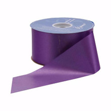 #40 Waterproof Poly Flora-Satin Ribbon - Purple - 10 Rolls
