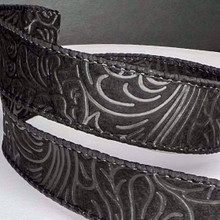 #9 Embossed Ribbon-Black - 10 Rolls