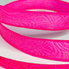 #9 Embossed Ribbon-Fuschia - 10 Rolls