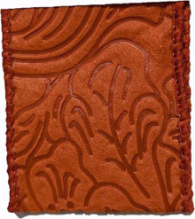 #9 Embossed Ribbon-Rust Orange - 10 Rolls