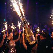 240-Piece 6-Inch Bottle Sparklers - Wholesale Bulk Case for VIP Champagne Service, Bars, Nightclubs & Restaurants