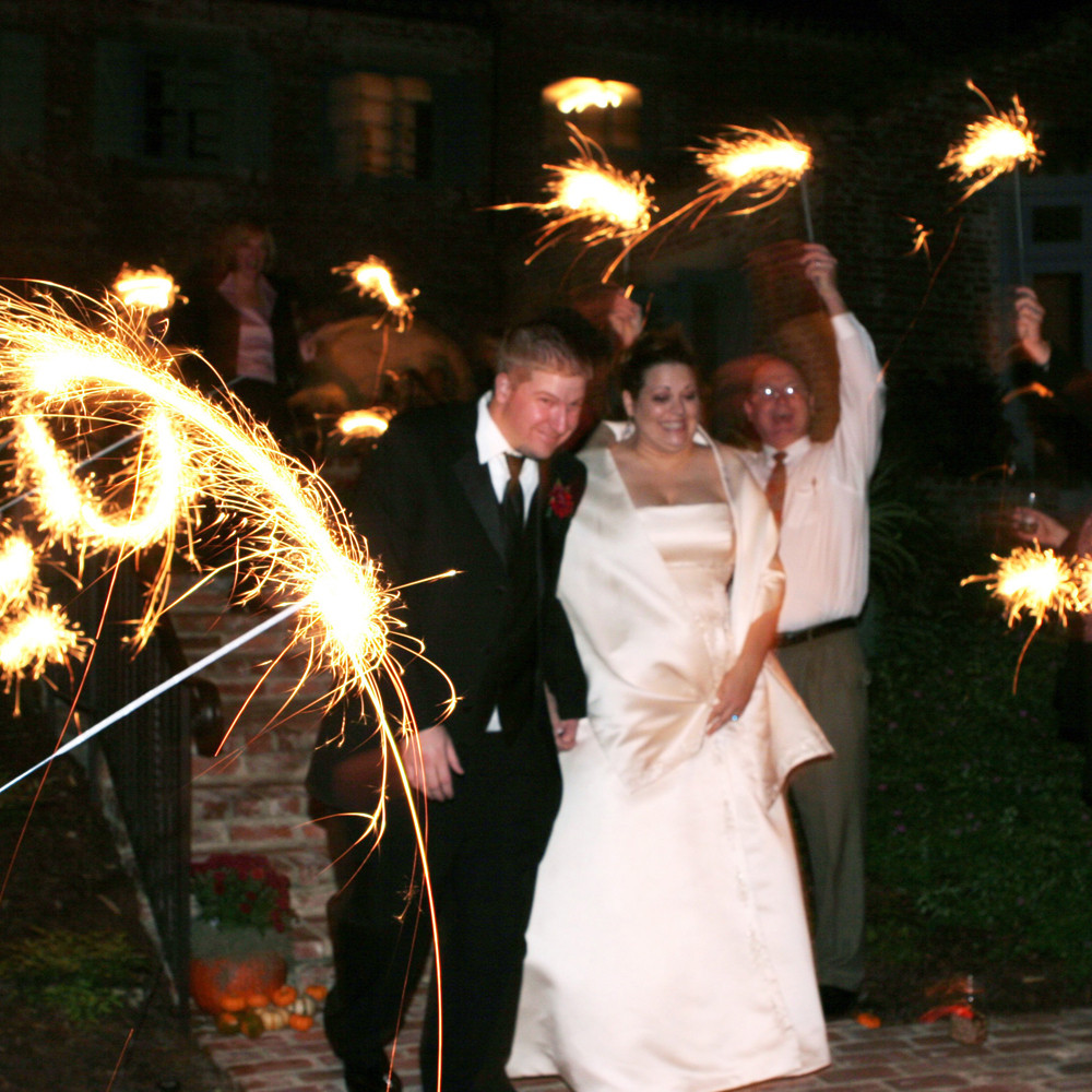 long wedding sparklers
