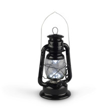 Large Black Indoor/Outdoor Hurricane Lantern with Dimmer Switch, 11.5" - 2 Lanterns