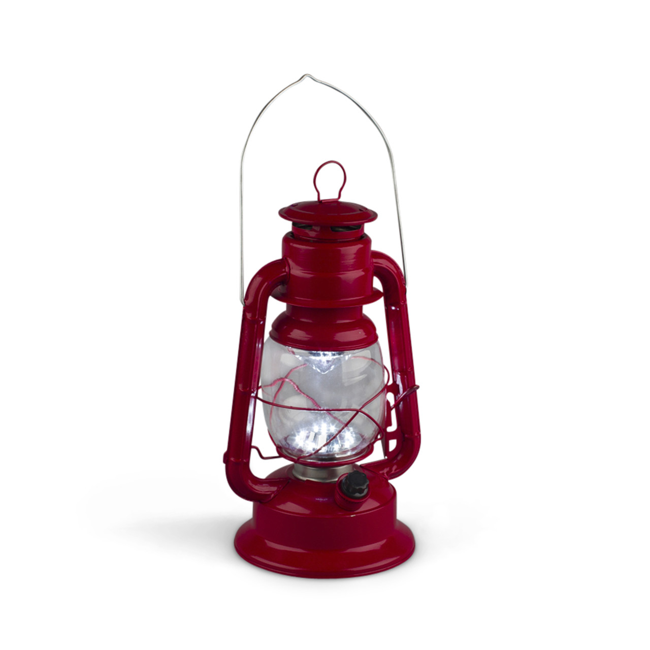 Large Red Indoor/Outdoor Hurricane Lantern with Dimmer Switch - 2 ...