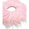pink ostrich fringe