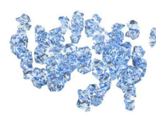 10 Bags, Acrylic Crystal Rock Fillers, Light Blue (approx 150 pcs per bag)