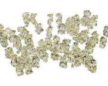 10 Bags, Acrylic Crystal Rock Fillers, Champagne (approx 150 pcs per bag)