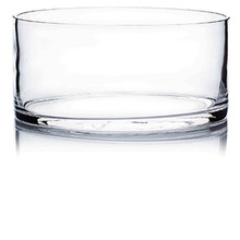 8" x 4" Clear Glass Cylinder Vase - 6 Pieces