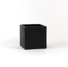 6 Inch Black Square Cube - 6 Pieces