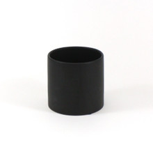6.5" x 6" Black Cylinder Ceramic - 6 Pieces