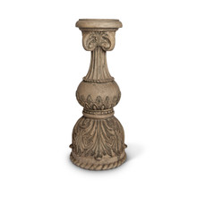 24 Inch Cast Stone Floor Candlestick by GG Collection