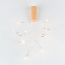 Bottle Stopper Light String with Warm White Micro LED Lights - 12 Pieces