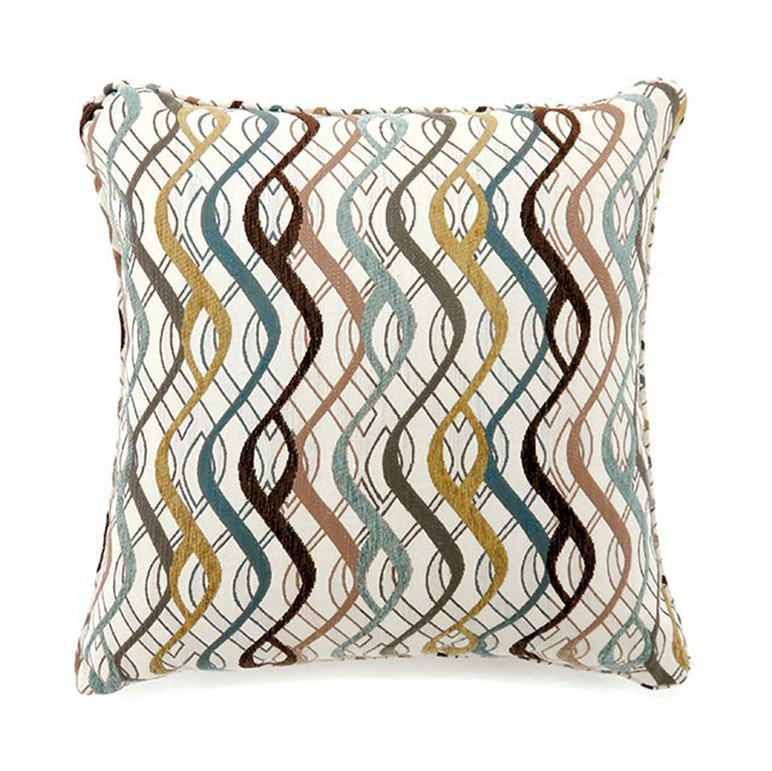Sine Contemporary Pillow, Multicolor, Set of 2, Large