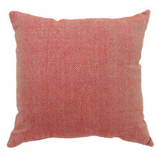 JILL Contemporary Small Pillow, Red Finish, Set of 2