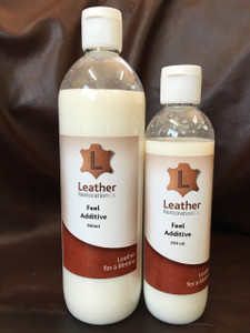 Feel  Additive

While the Matt and Gloss Topcoats have feel agent already added to them, you can add  Feel Agent directly to LR Leather Colour by 2-5%, or another 1-2% to the topcoats to produce an even silkier feel to the finish. Adding an additional 1-2 % to your topcoat helps in areas where leather comes into contact with itself (such as in folds or where a base and back cushion meet) during curing times over a 2-3 week period after refinishing.
