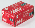 Senco H06BAA 3/8" Length 20 Gauge Galvanized Staples - 5,000 per Box