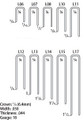 Senco A801509 1-1/2" Length Galvanized 18 Gauge 1/4" Crown Staples - 600 per Box