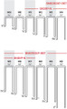 Senco N17BGB 1-1/2" 16 Ga. 7/16" Crown Stainless Steel Staples