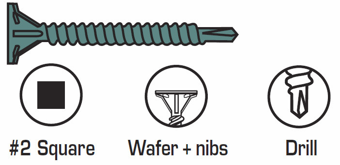 4,000-Pack Collated Underlay Screws SENCO 07Q100PB 7-Gauge 1 in 4,000-Pack Collated Underlay Screws SENCO 07Q100PB 7-Gauge 1 in
