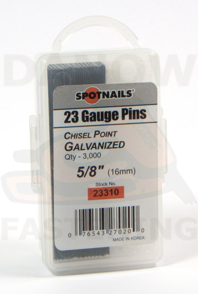 5 8 Galv 23 Gauge Headless Pin Nails Spotnails 23310 3 000 Per