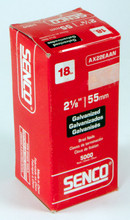Senco AX22EAAN 2-1/8" 18 Gauge Galvanized Brad Nails - 5,000 per Box