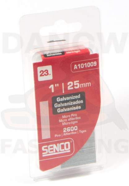 Lot of 5 NEW SENCO A101009  Micro-Pins 1" Long 23 Gauge 25mm Each box 2600 