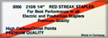 210/6 1/4" Red Streak Staples for Rapid 106 & 101 - 5,000 per Box