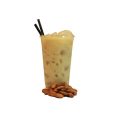 18) Almond Black Tea Latte