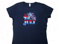 4th Of July Bling Rhinestone T Shirts