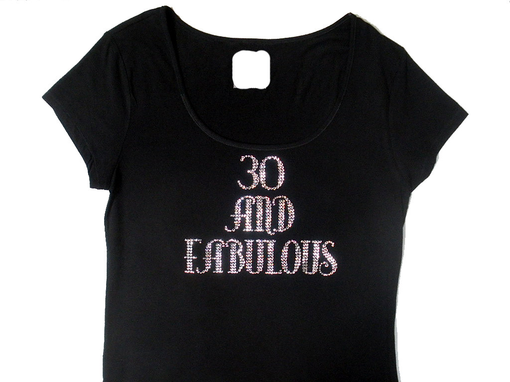 40 and fabulous bling t shirts