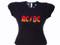 AC/DC sparkly rhinestone concert t shirt