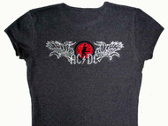 AC/DC rhinestone concert t shirt