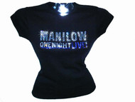 Barry Manilow Rhinestone Swarovski shirt
