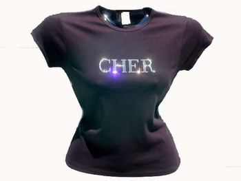 Cher sparkly Swarovski rhinestone concert shirt