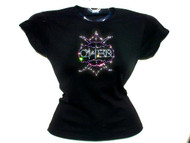 Cher Gothic Swarovski Rhinestone Concert T Shirt Top