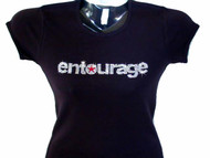 Bling Entourage TV Show Swarovski Rhinestone T Shirt