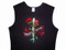 Freedom Dagger & Roses Swarovski rhinestone tee shirt