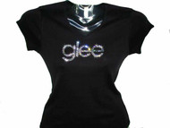 Glee TV Show Swarovski Crystal Rhinestone Tee Shirt