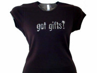 Got Gifts? Christmas Holiday Swarovski Crystal Rhinestone T Shirt
